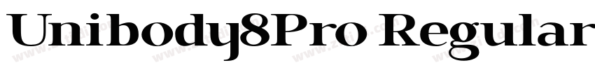 Unibody8Pro Regular字体转换